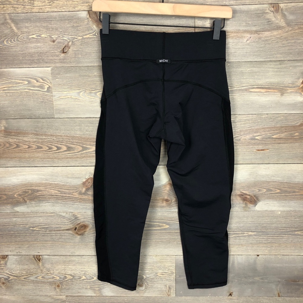 Michi Stardust Leggings Mesh Panel Sides - Picture 4 of 8